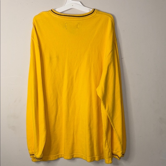 Chaps Ralph Lauren Bright Yellow V-Neck Pullover - Picture 5 of 6